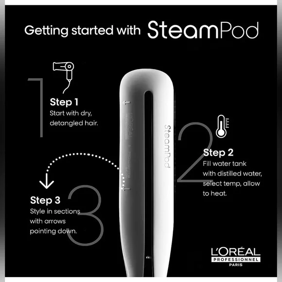 L'Oreal Steampod Flat Iron & Styler - Picture 8 of 10
